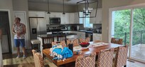 dinning and kitchen area