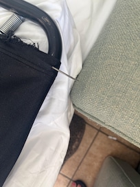 Metal sticking out