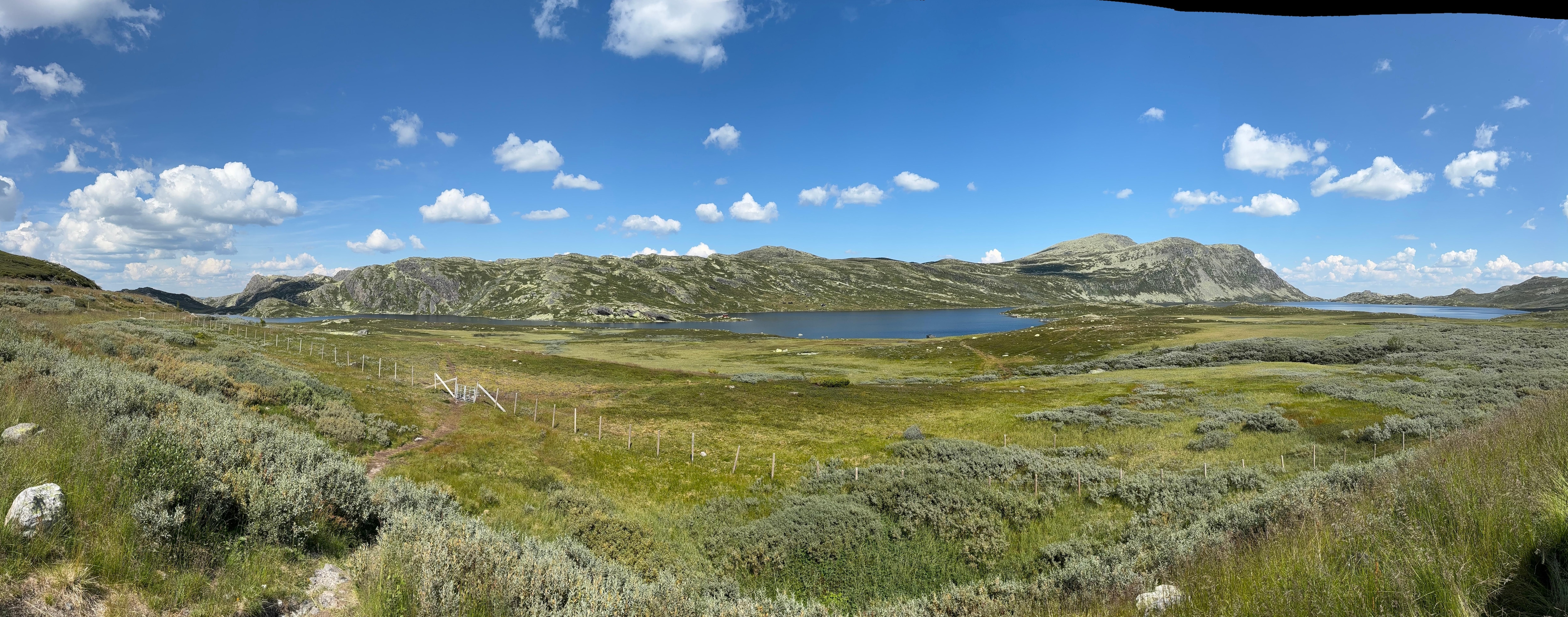 Väg över Gaustablikk från Rjukan. 