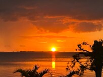 Sunset in front of the house!