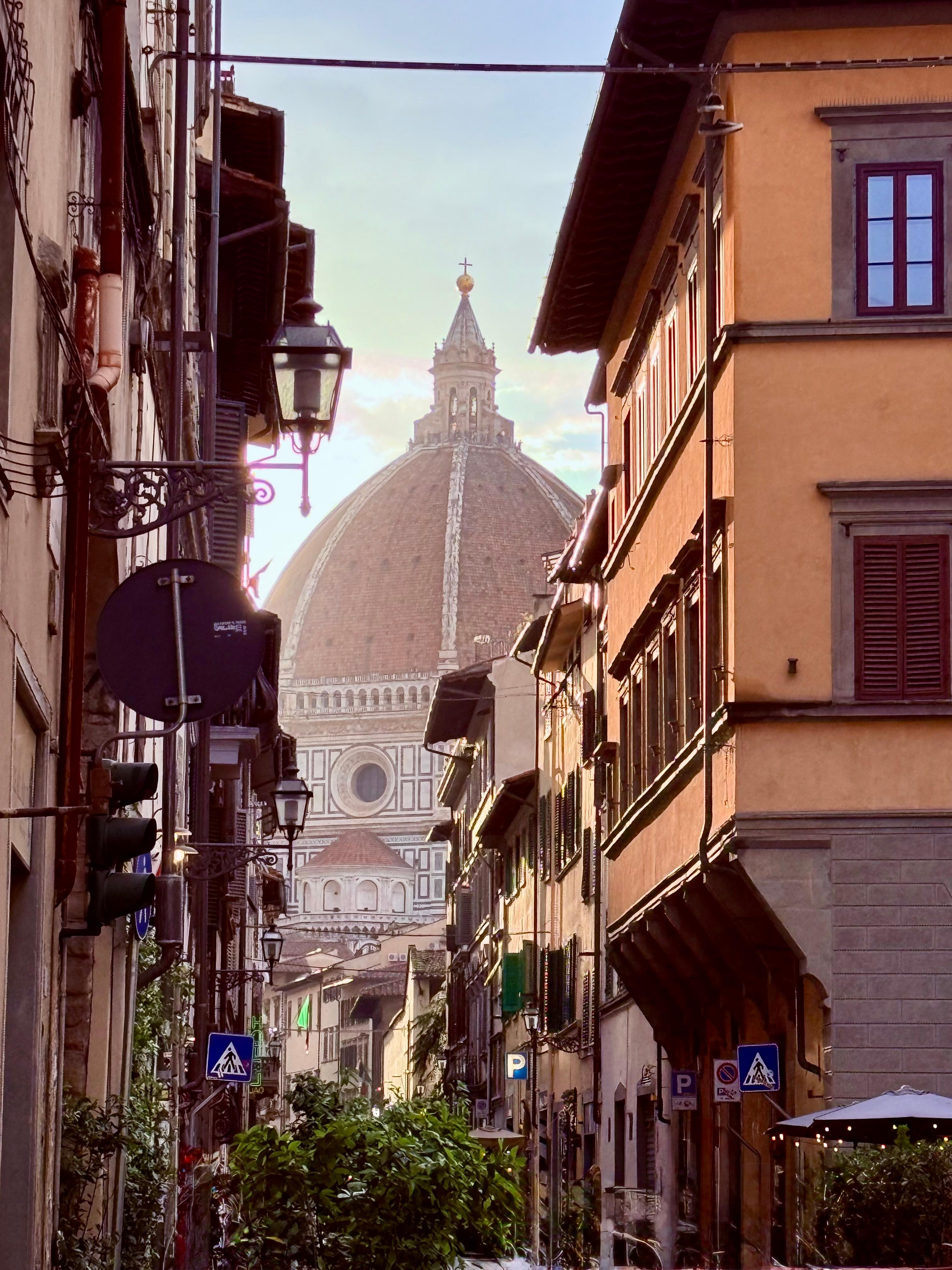 Duomo view from the front door of apt