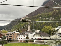 View from my room. I’m sure it is much nicer without the scaffolding…