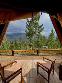 Jupe tent view incredible!