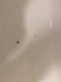 Crappy bath tub and shower
The sink wouldn’t drain
The tv had only limited channels