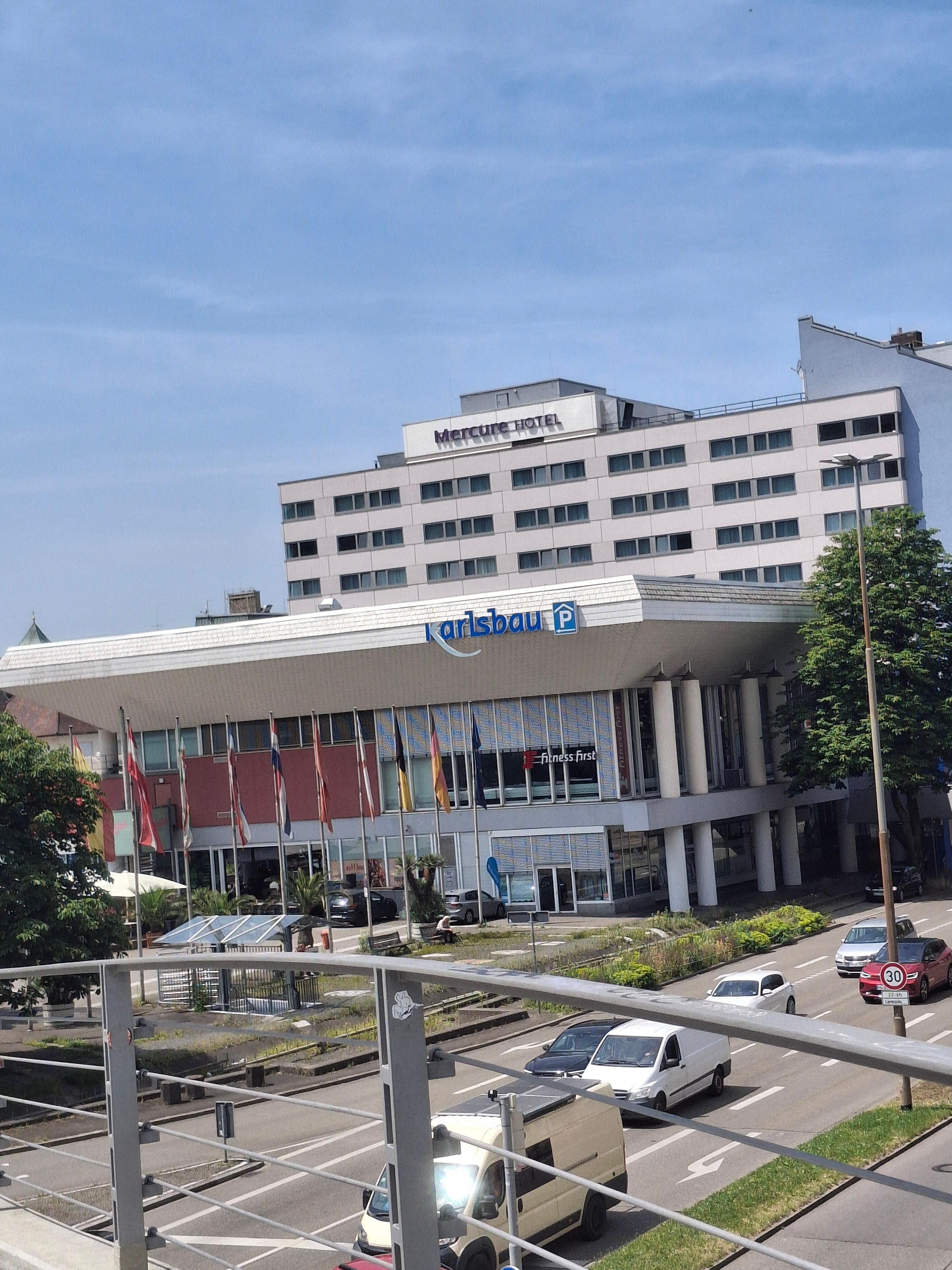 Hotel vom Stadtgarten aus
