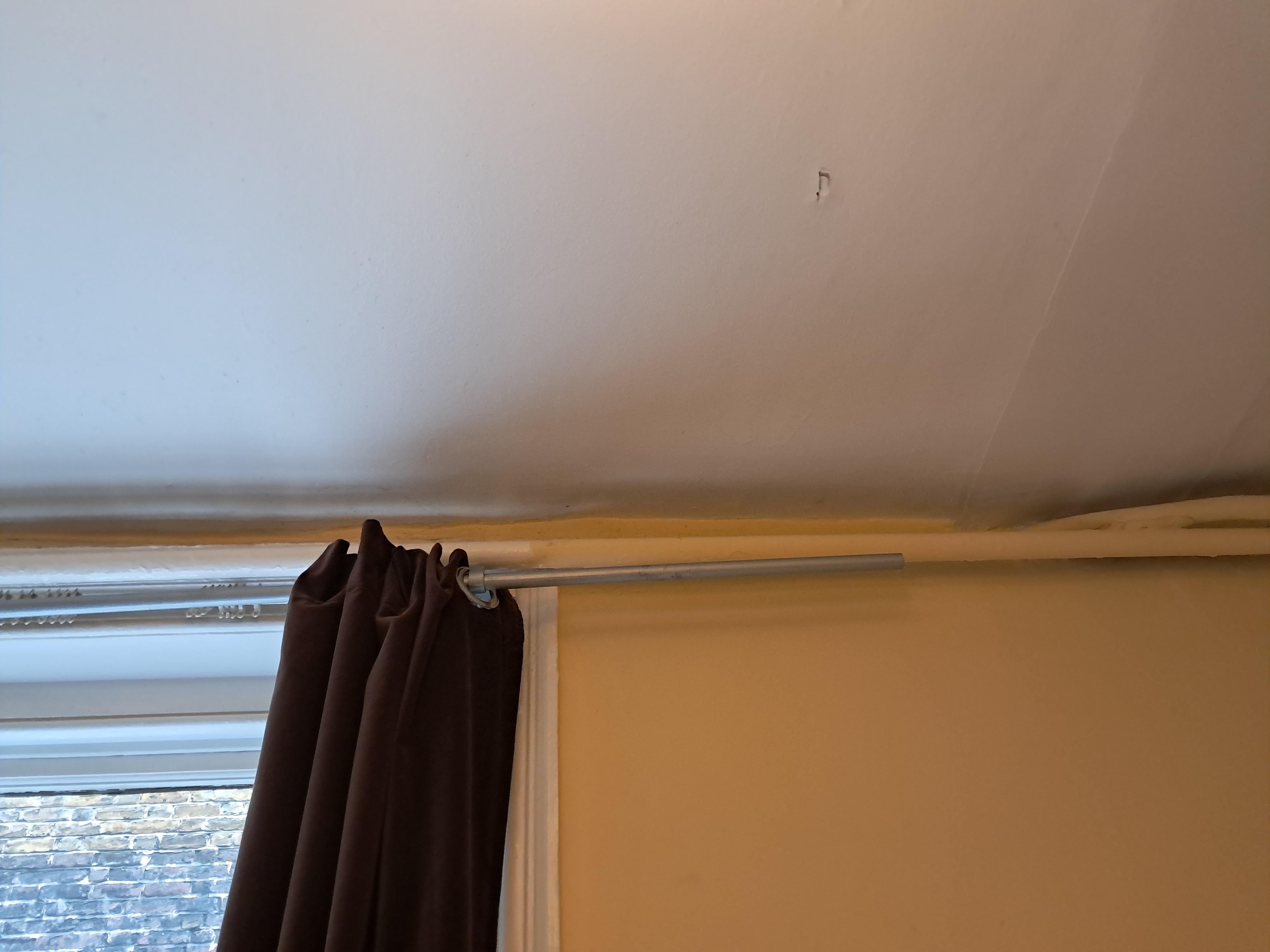 Ill fitting curtain pole