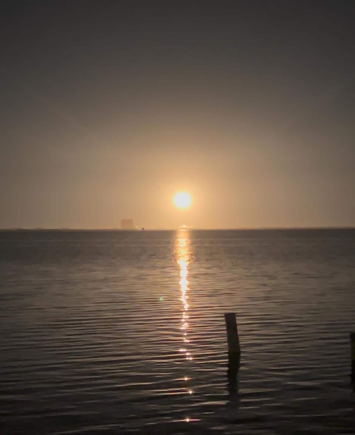 The launch of the Falcon 9 rocket. 