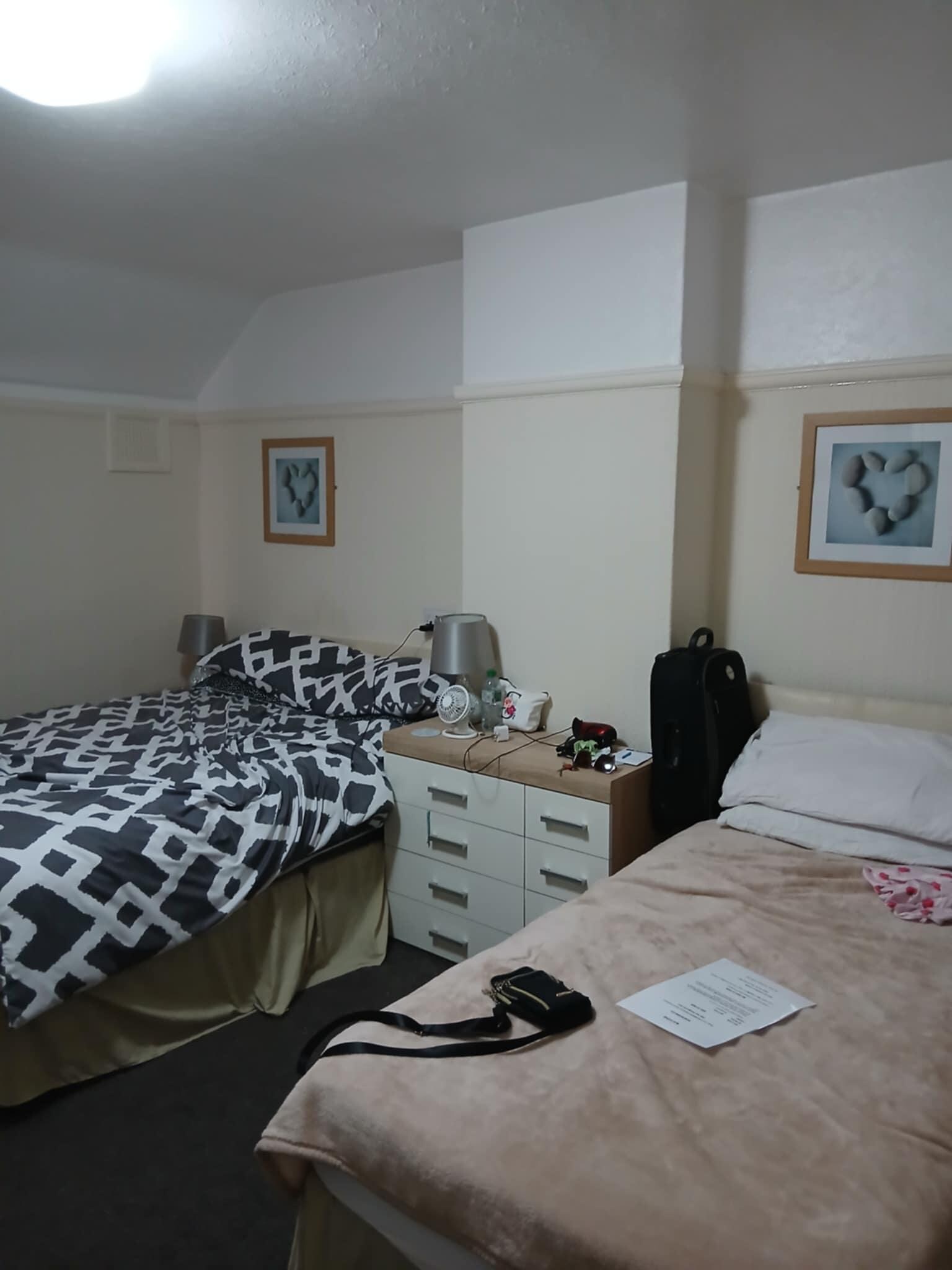 Spacious comfortable bedroom with everything in you could ever need 