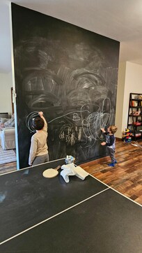 Chalk wall for kids