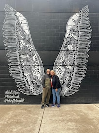The Wings mural is a short walk away!