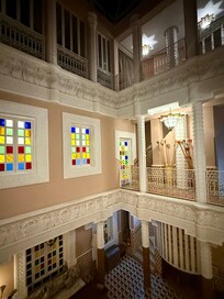 Looking down from the 2nd floor