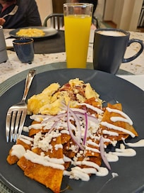 El desayuno diario siempre estuvo rico