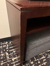 Banged up out dated furniture