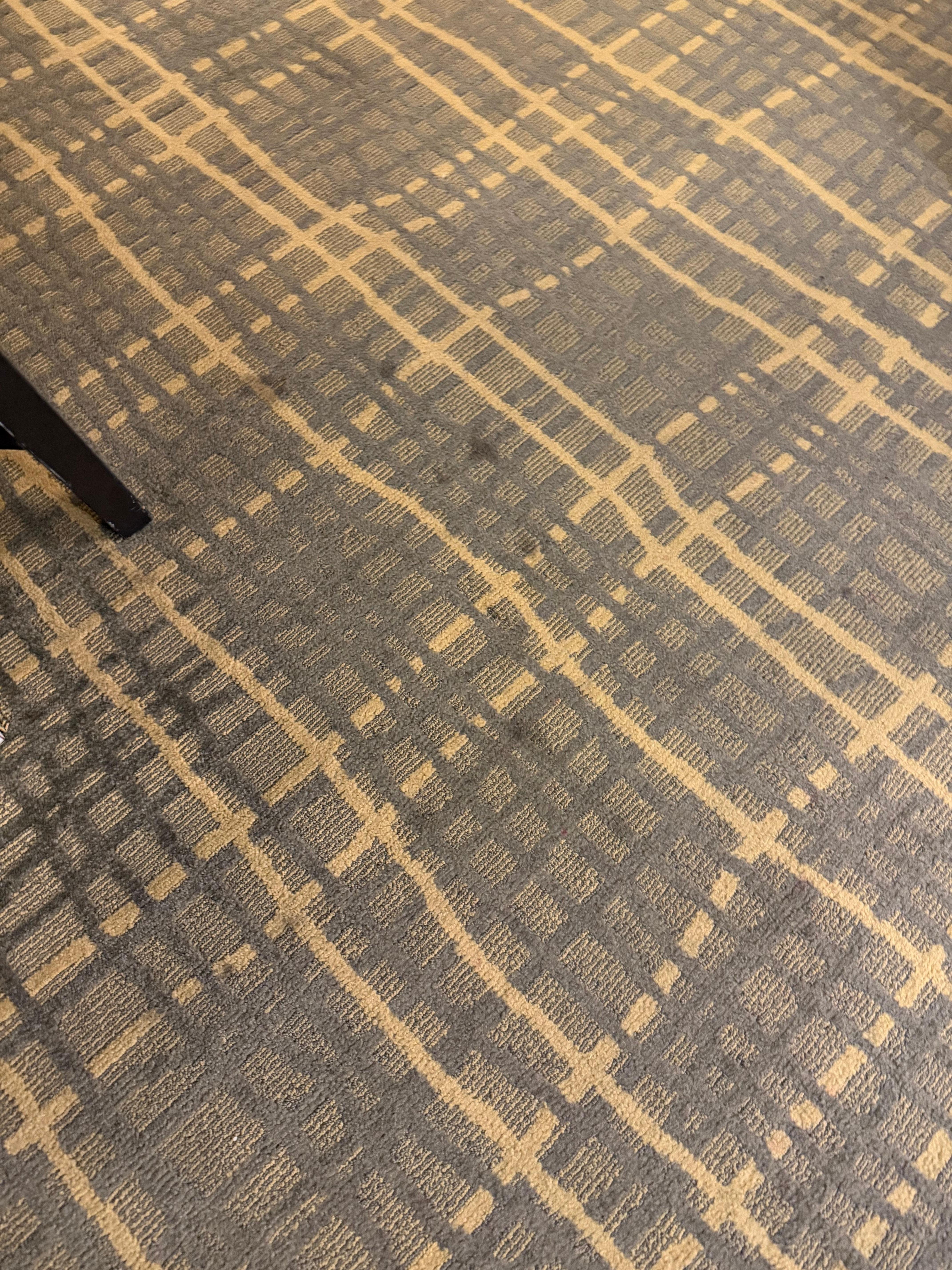 Stains in the carpet 