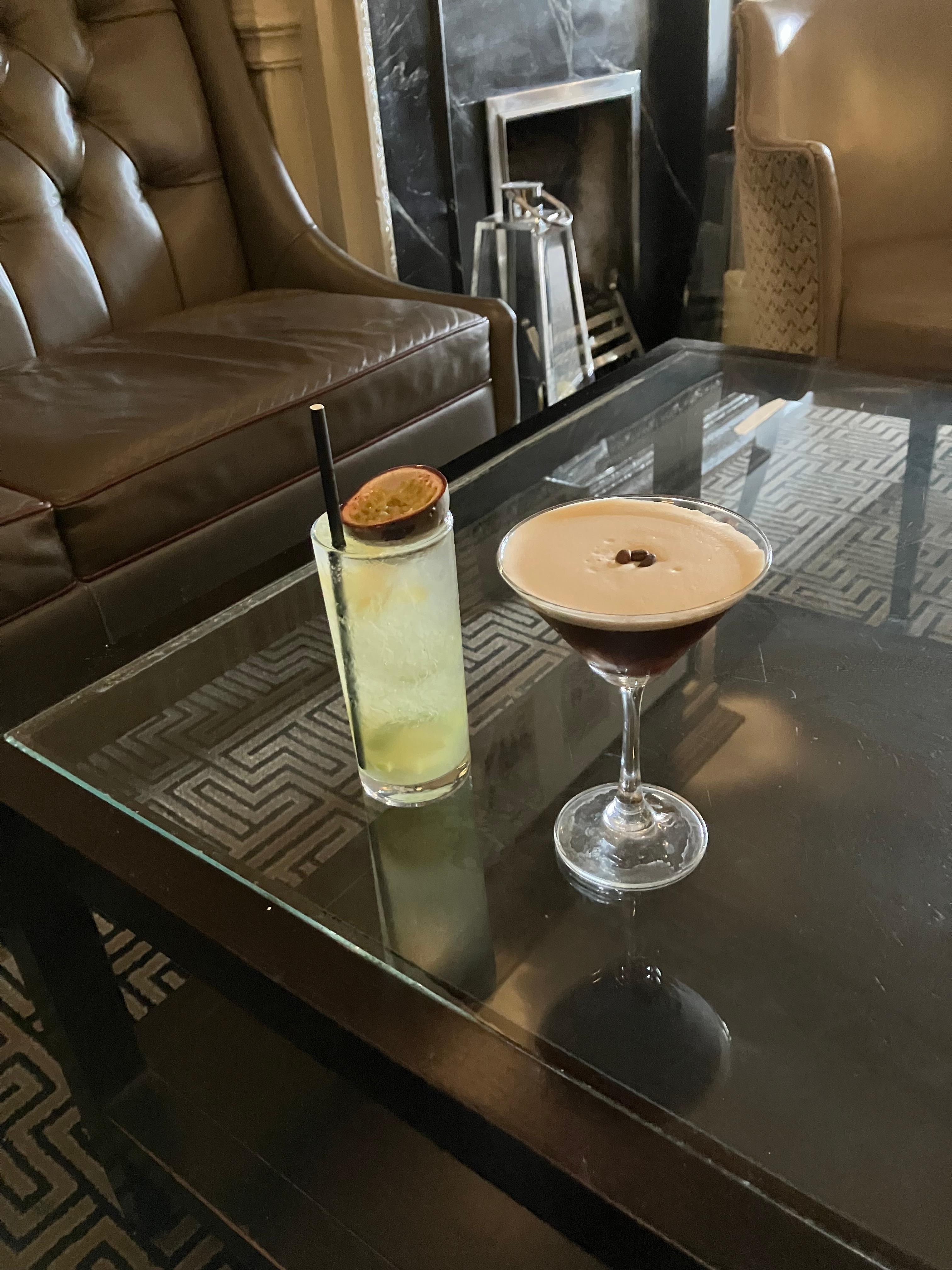 Cheeky cocktails in the comfort of the lounge bar.
