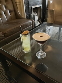 Cheeky cocktails in the comfort of the lounge bar.