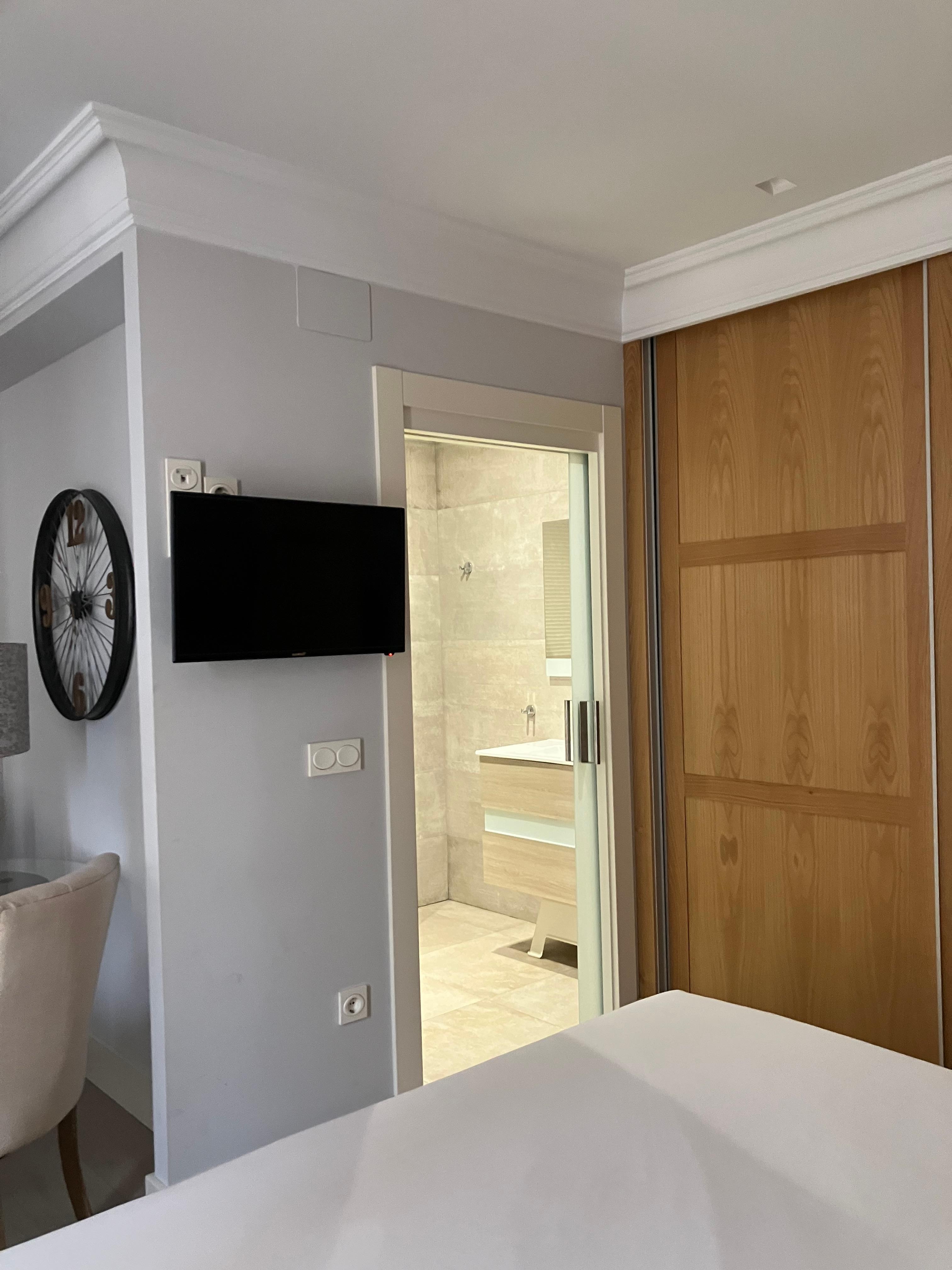Towards bathroom 