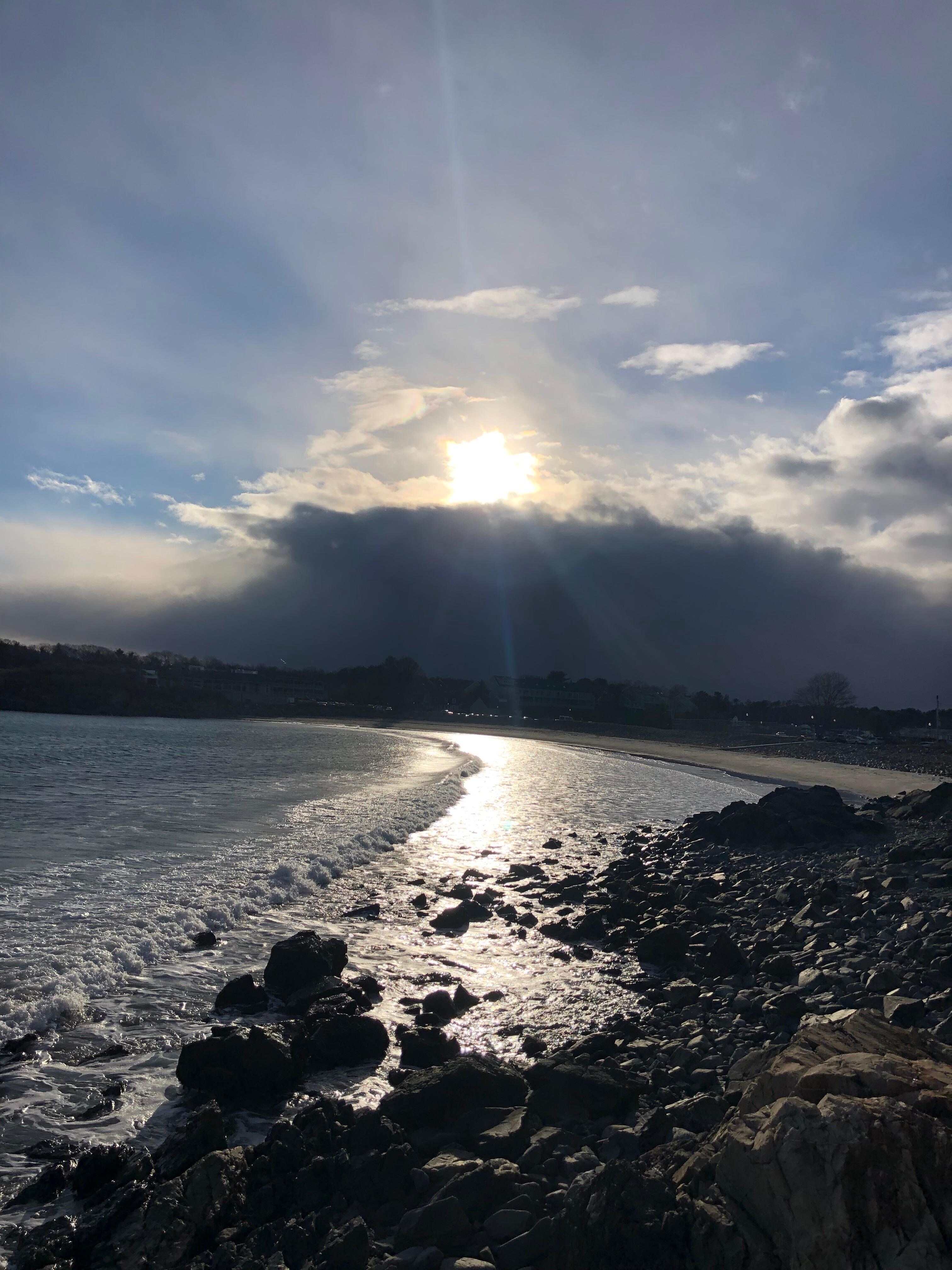View along the cliff walk by Harbor Beach five minutes away. 