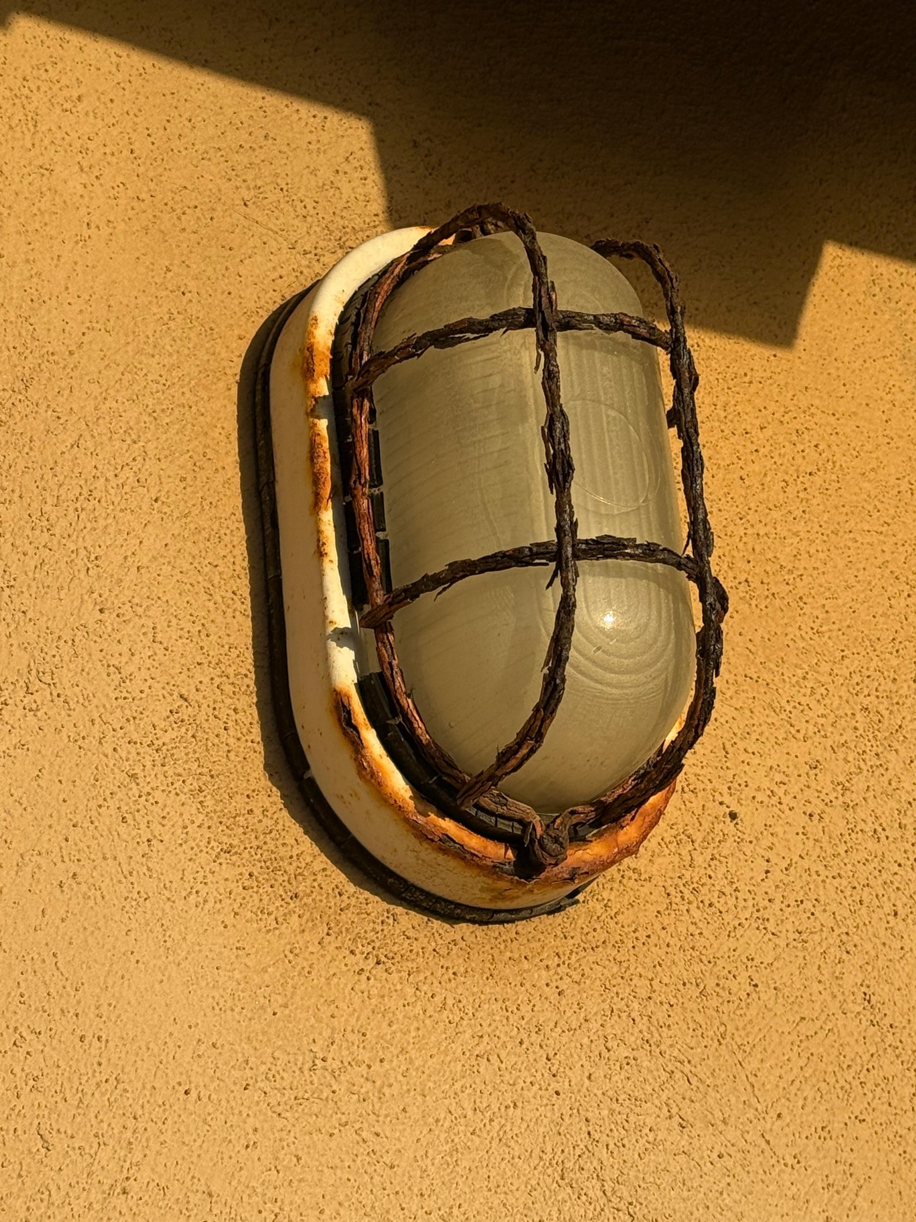 example of rusting metal