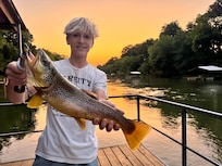 20” Brown Trout caught right off the dock.