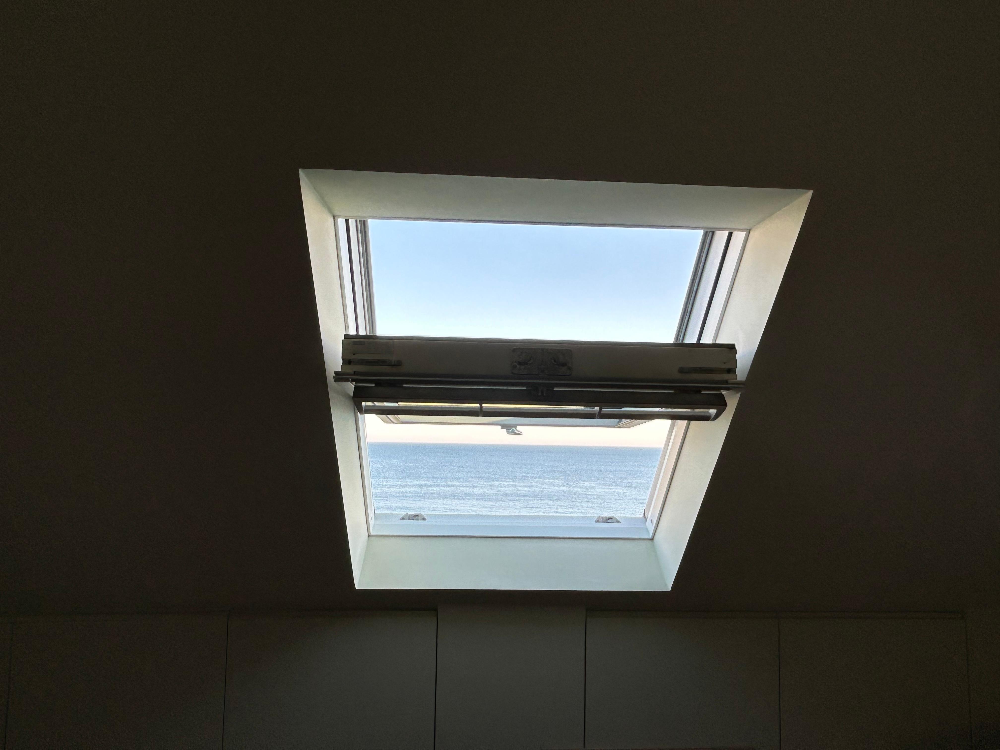 Blick aus dem Schlafzimmerfenster