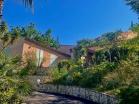Front view of villa