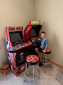 Two arcade games!