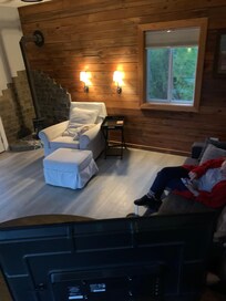 The cozy living space