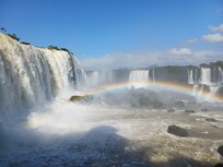 Iguazu Falls from the Brazil side.