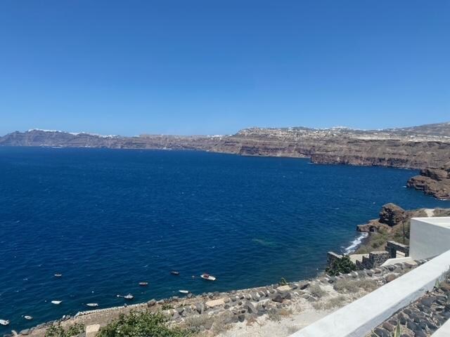 A view of the Aegean Sea from our Suite