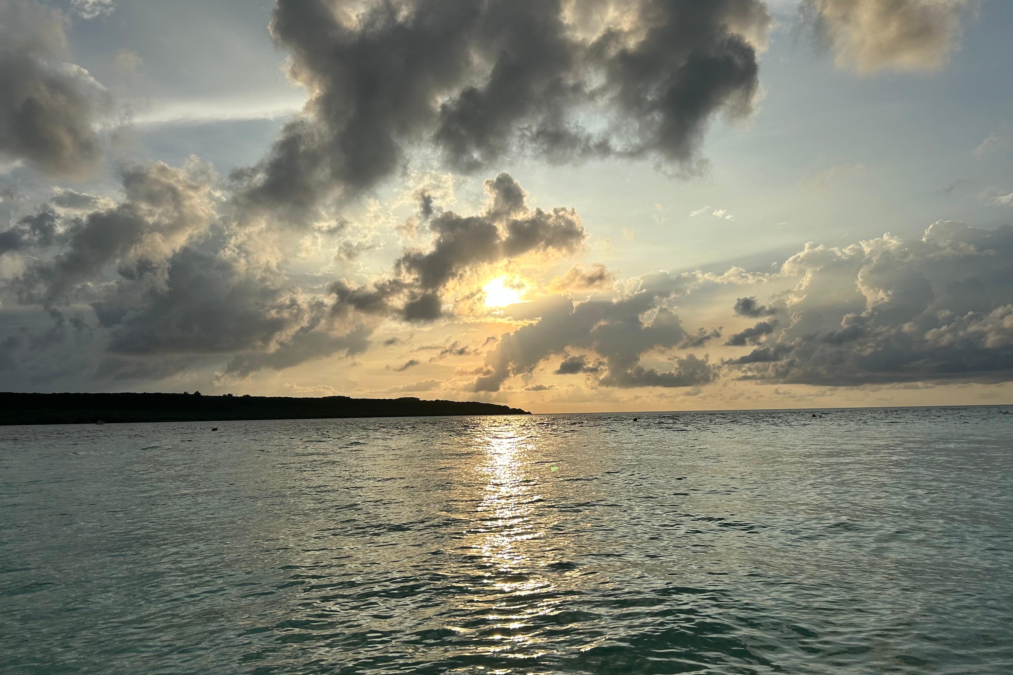 Maehama Beach at Sunset