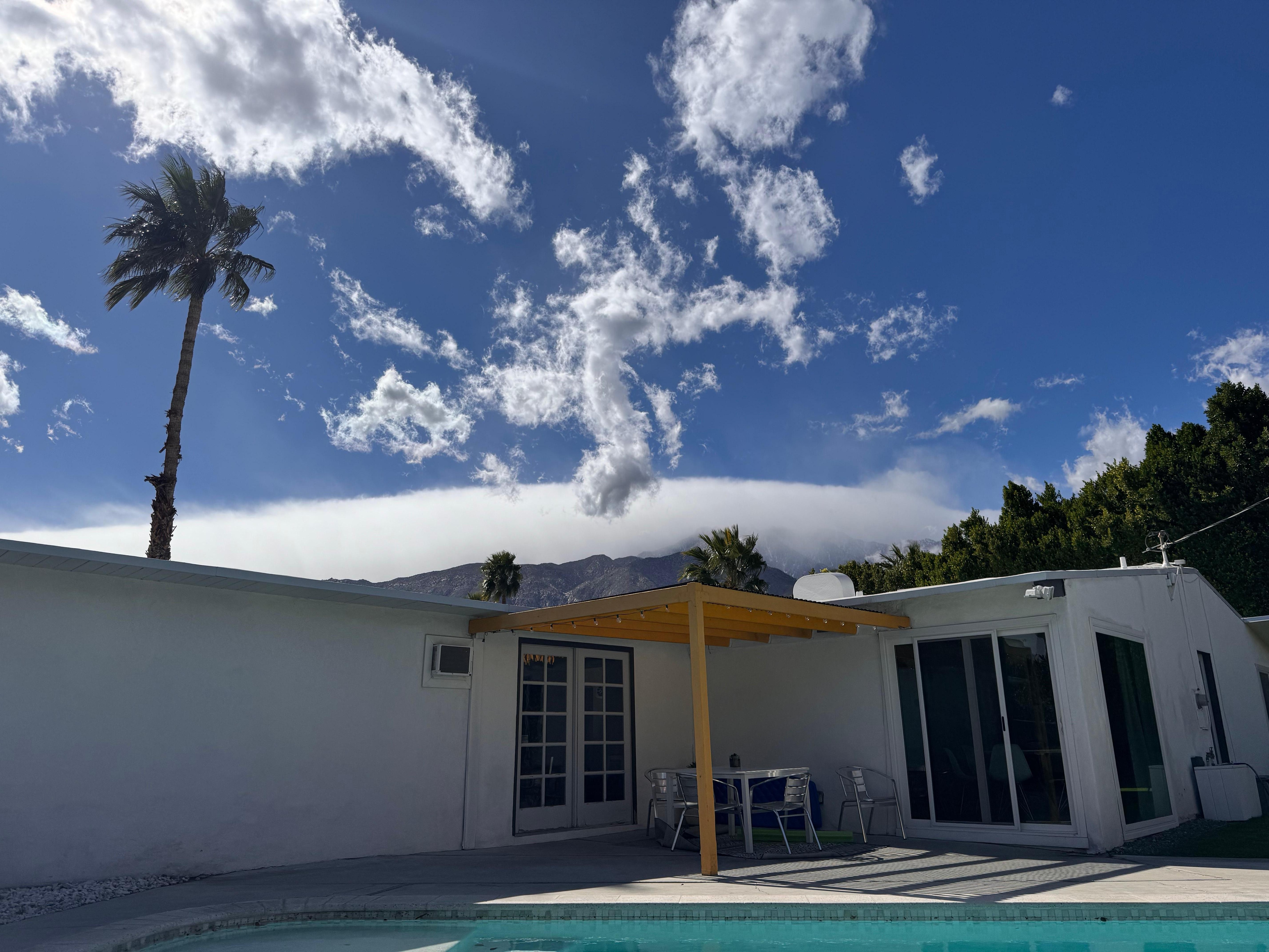 Nice Mountain View from pool. 