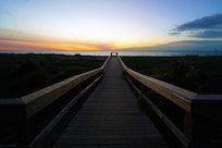 East gate at sunrise (one block away)