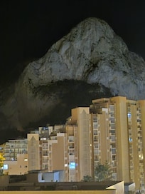 View from balcony (night)