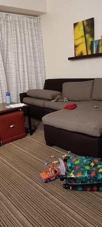 King suite had a couch bed