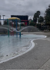 Área de piscina para niños