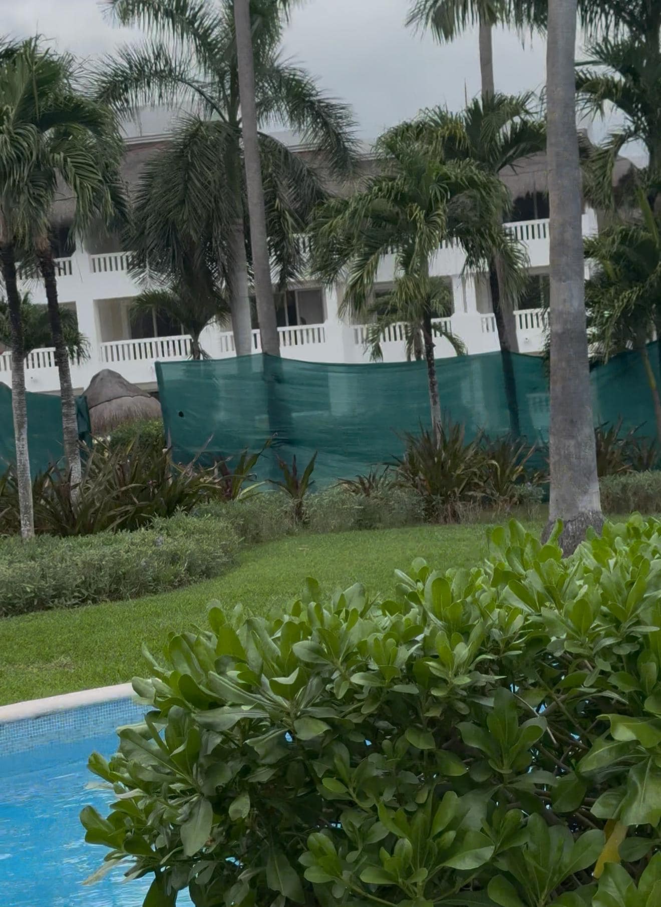 Construction throughout the resort 