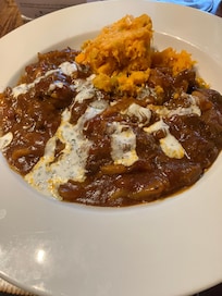 Moroccan lamb with sweet potato!