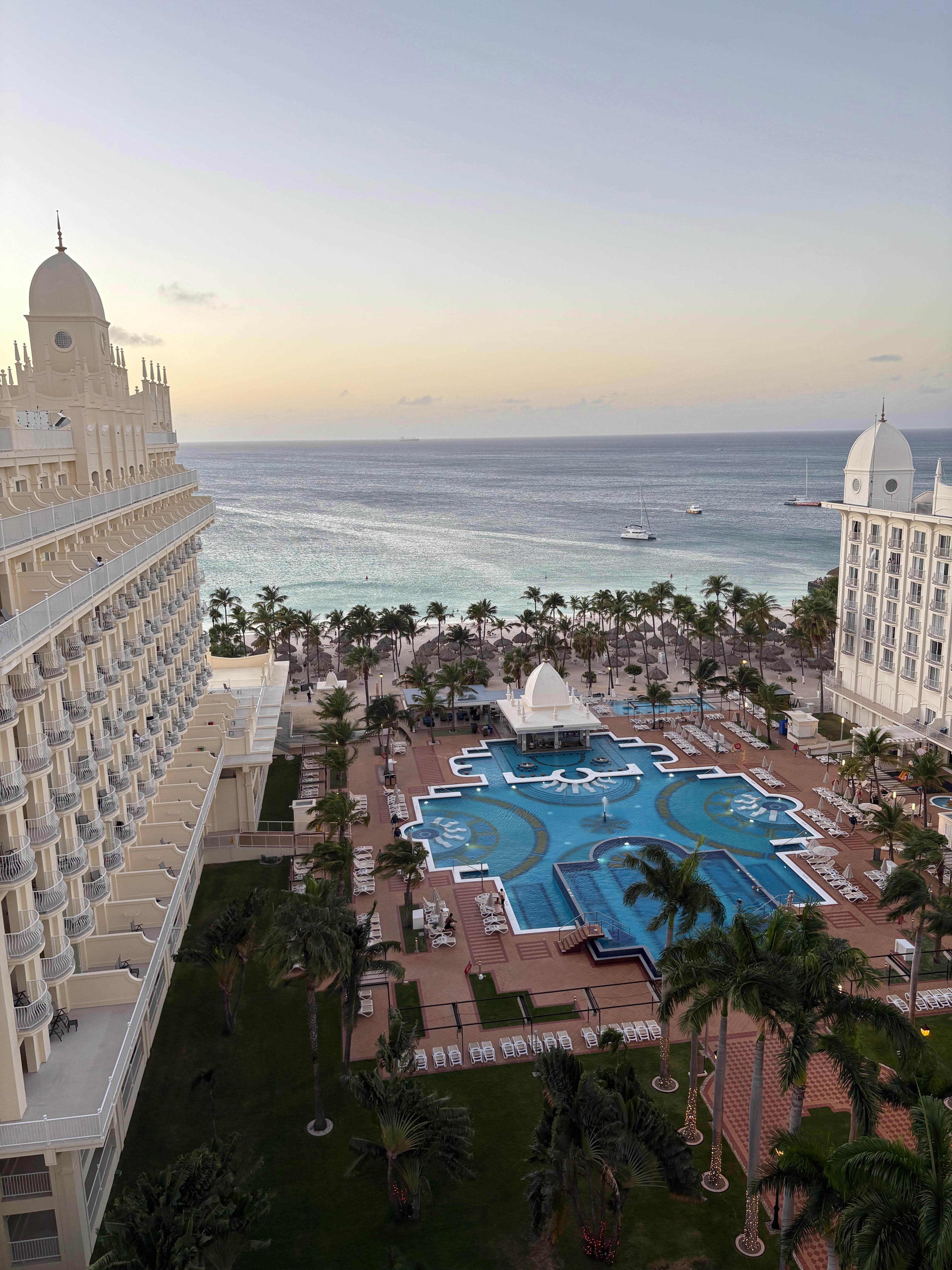 The view from my room on the 9th floor 