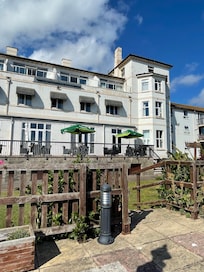 View from the garden terrace