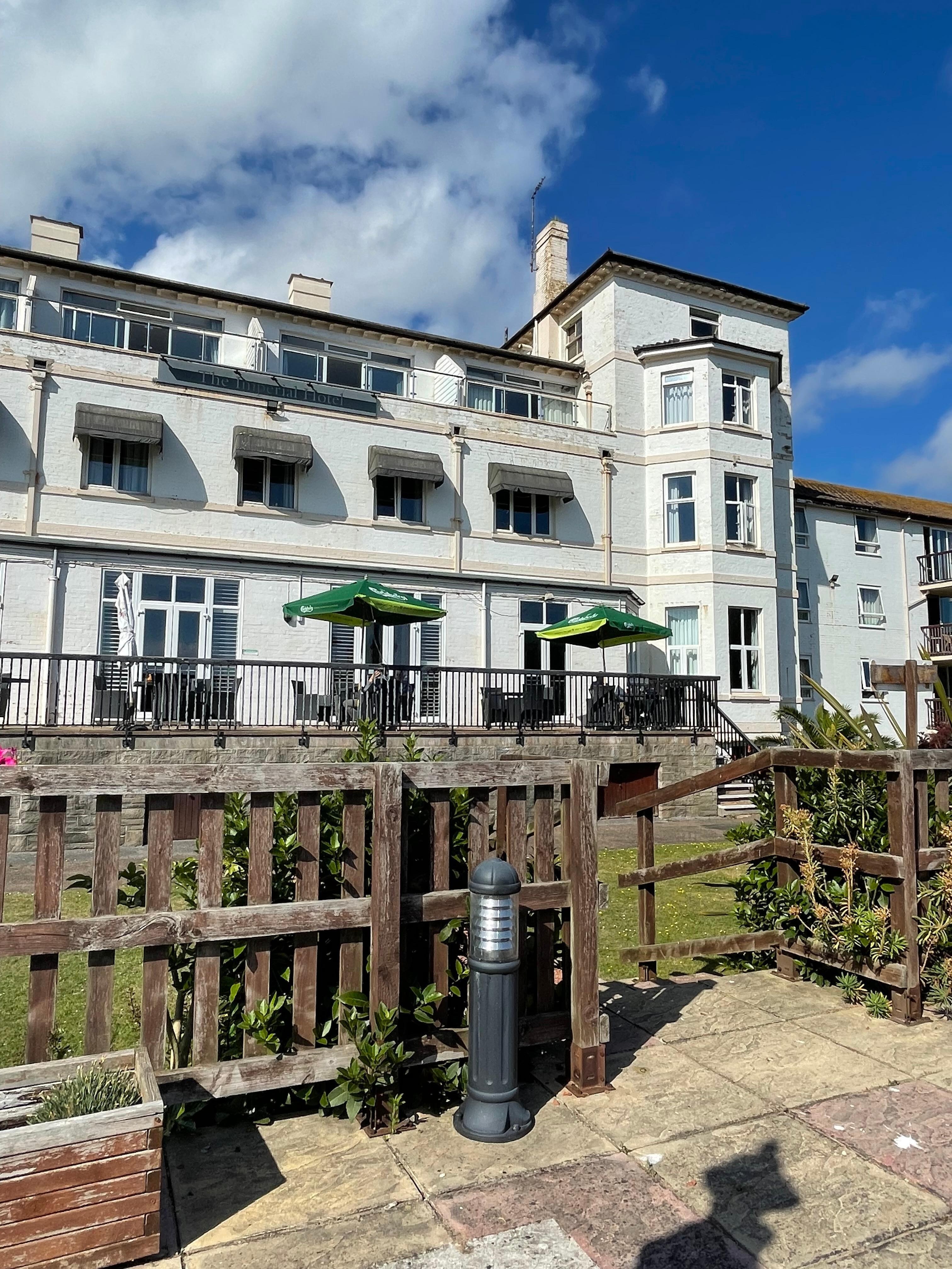 View from the garden terrace