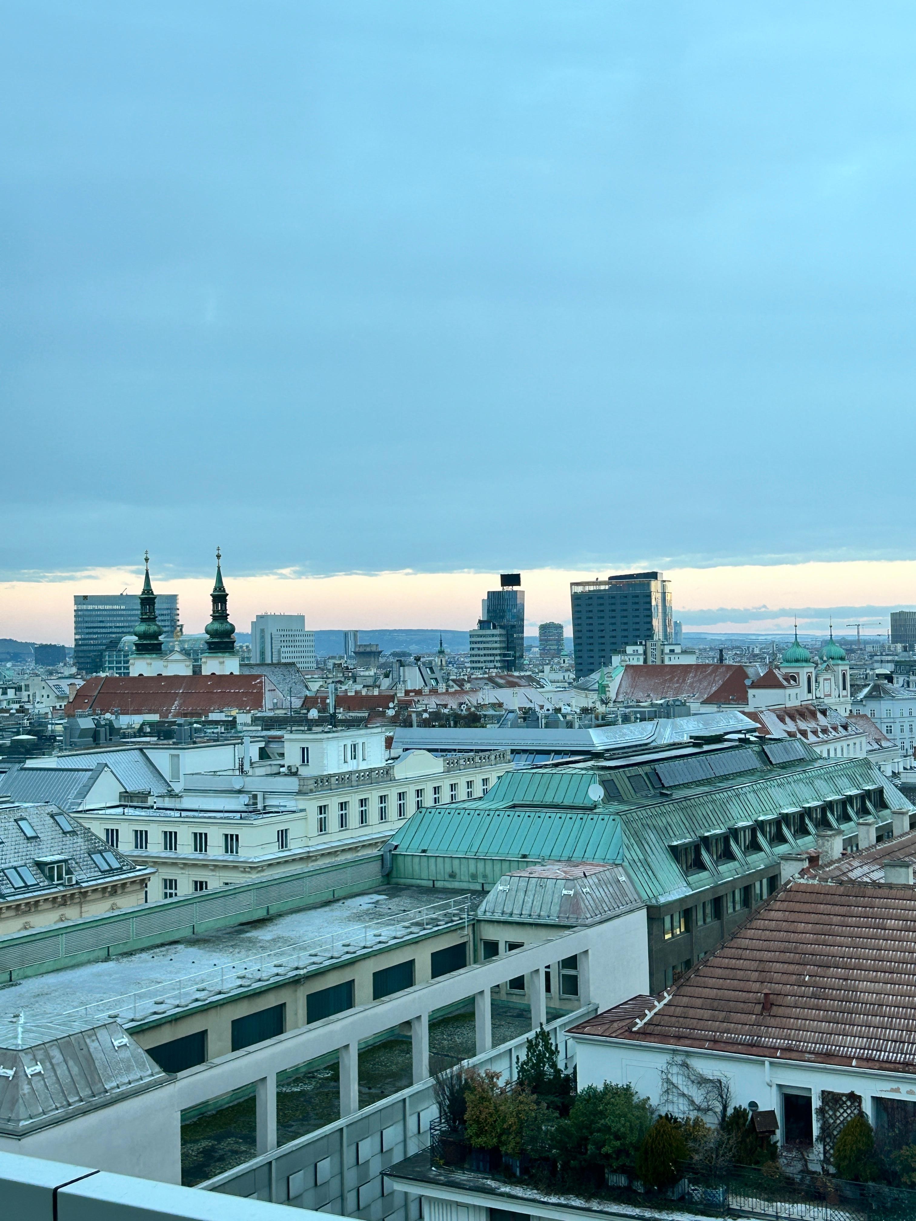 Näkymä aamiaisravintolasta.