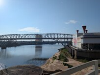 From the top of the riverboat