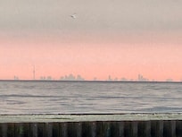 View of Toronto from the peir in Wilson, NY
