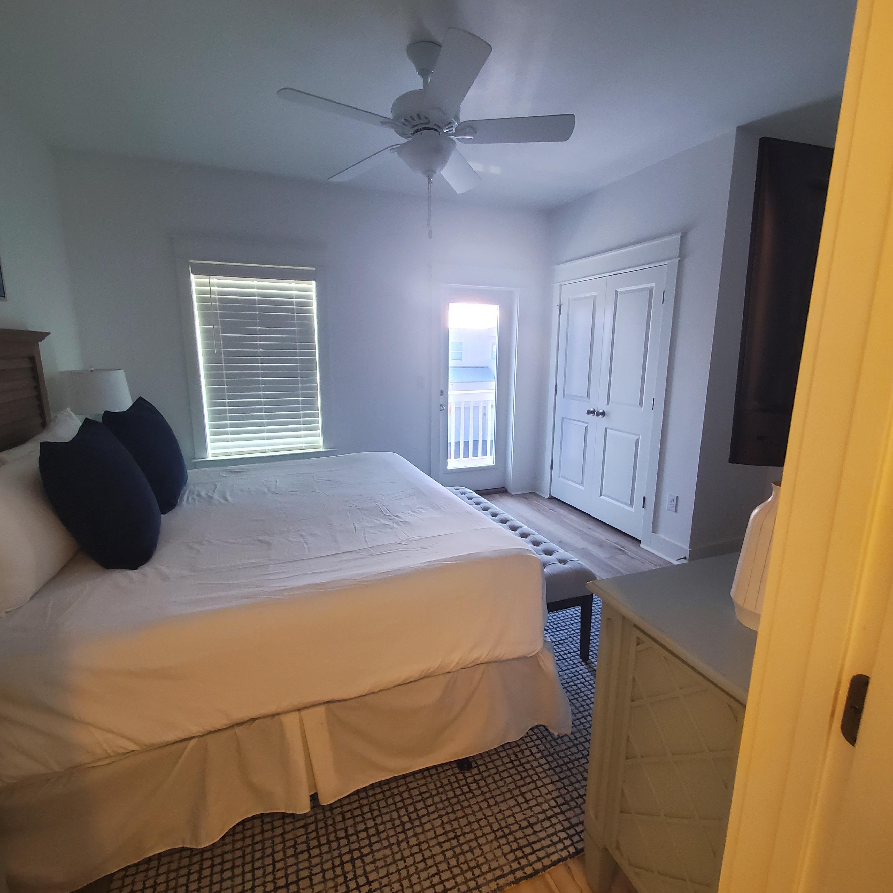 Nicely decorated bedroom on second floor