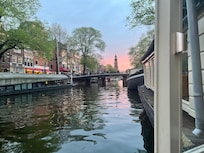 My favorite view from the house boat!