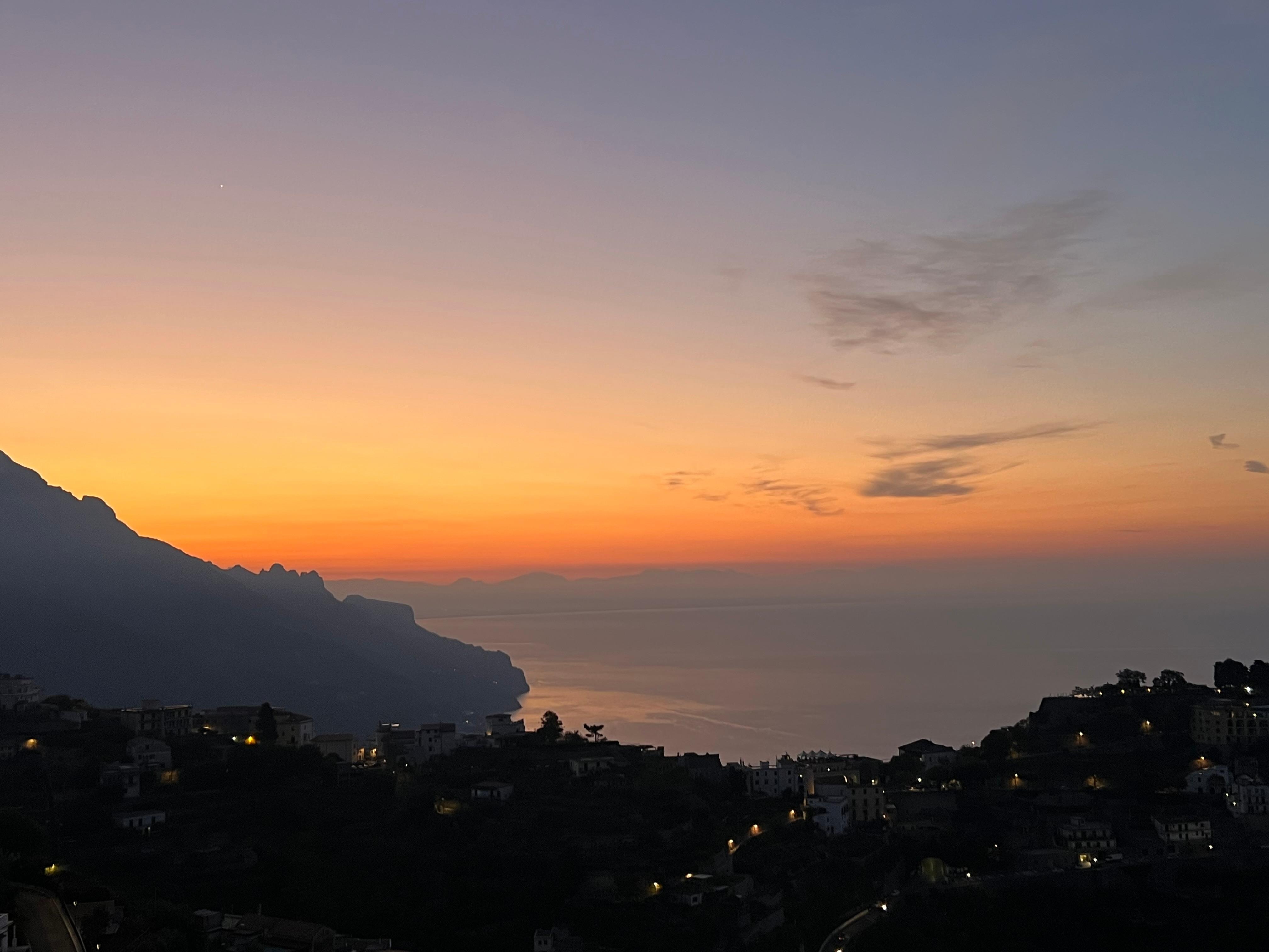 Sunrise from the balcony