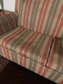 Stained couch