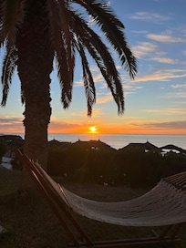 Sunrise from a bungalow