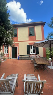 facciata sul giardino